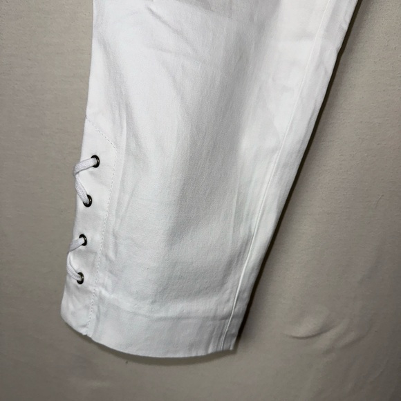 Talbots White Capris 0P 98% Cotton - Picture 4 of 9